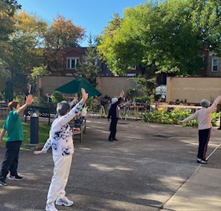 CathCharitiesBQ's tweet photo. Our older adults of the Catholic Charities Bishop Boardman Apartments in #Brooklyn are unlocking their inner strength and peace with our Tai Chi classes! 🧘 🙌#CCBQ #bethesolution #TaiChi #TaiChiclass #olderadults #exercise #healthyliving #friendly #fun https://t.co/5vPSHO7czA