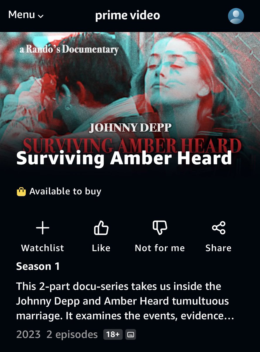 Well, well, well. Look what’s available on Amazon Prime! 😈