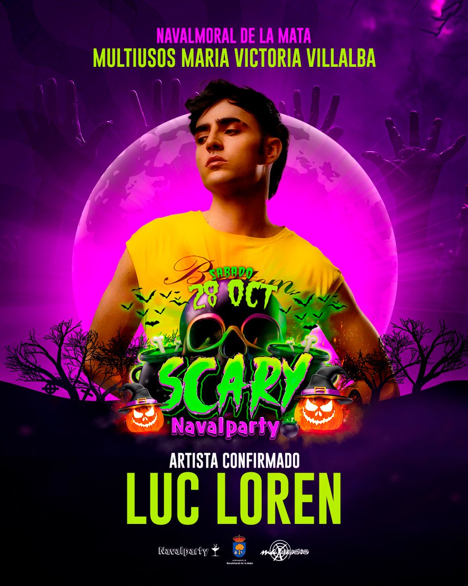 navalparty's tweet photo. 💥BOOM💥

✅ PRIMER ARTISTA CONFIRMADO 

🔥 @LucLoren 🔥

😳 Primera vez en Extremadura 😳

Dejemos el listón por las nubes 😉

#SePutoLia | #LucLoren | #LaScaryParty https://t.co/jHefHCWiIv