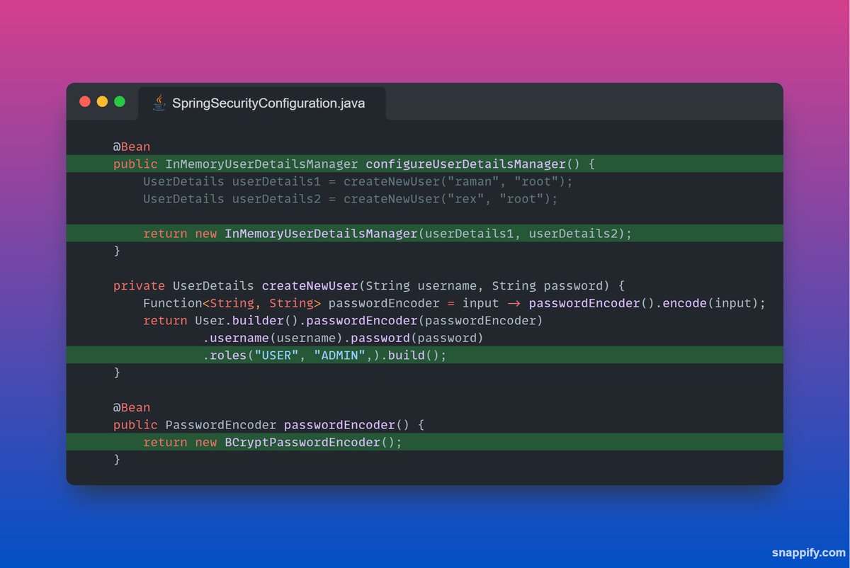 ra_man_kumar's tweet image. 🚀 Strengthening security and user experience in my Spring Boot app with Spring-boot-starter-security. Exciting progress in my coding journey! 💻✨ 
#SpringBoot #WebDev #LearningInPublic 🌟🚀