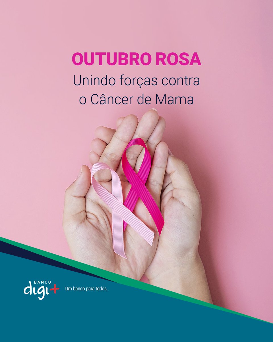 Bancodigimais's tweet photo. Outubro Rosa é uma campanha global com mais de 30 anos de história, dedicada a conscientizar sobre o câncer de mama.

Agendar consultas regulares, estar atento aos sinais e fazer o autoexame são uma das formas de se prevenir. Cuide-se!💗

#digimais #outubrorosa #cancerdemama https://t.co/l29R2I9fsP