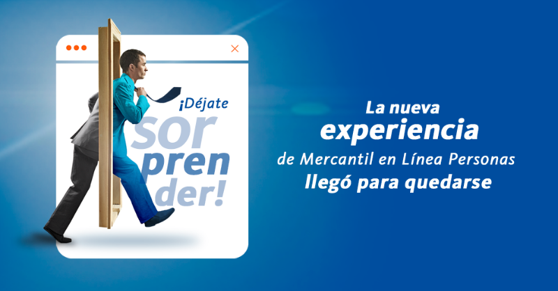 MercantilBanco's tweet photo. ¡Llegó el momento!

Ahora cuando ingreses a Mercantil en Línea Personas, tendrás una nueva experiencia que hemos venido desarrollando para ti.

Ingresa en nuestra página web: https://t.co/VgqixLkXf9 y ubica el menú lateral izquierdo “Mercantil en Línea Personas”