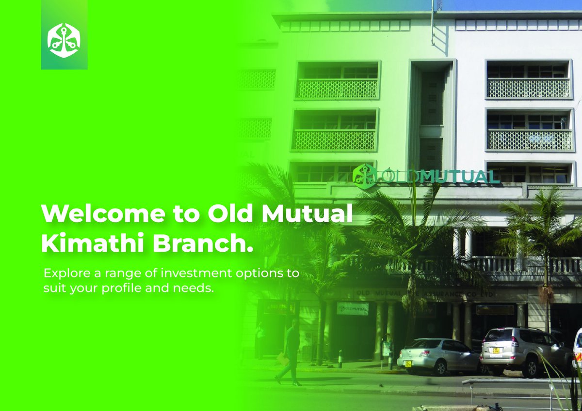 WamathaiTelvin's tweet photo. Guys, Explore the enhanced accessibility of the new #OldMutualKimathi Branch, where you can receive personalized guidance, support, advice and a better understanding of  @OldMutual_Ke's policies.
For additional information visit https://t.co/pl6tB203Mn.

#UnlockingPossibilities https://t.co/u0nL6WpCLl