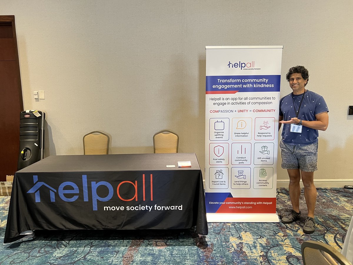 HelpallSocial's tweet photo. Thank you for an incredible Day 1 in Honolulu at the @CAIsocial 2023 Large-Scale Managers Workshop! 🌴
As we gear up for Day 2, we invite you to connect with Helpall's founders, Hari Subramanian and Agni Ananda. See you soon! 🌺 #community #lsm #hoa #honolulu https://t.co/z89IHoOJRj