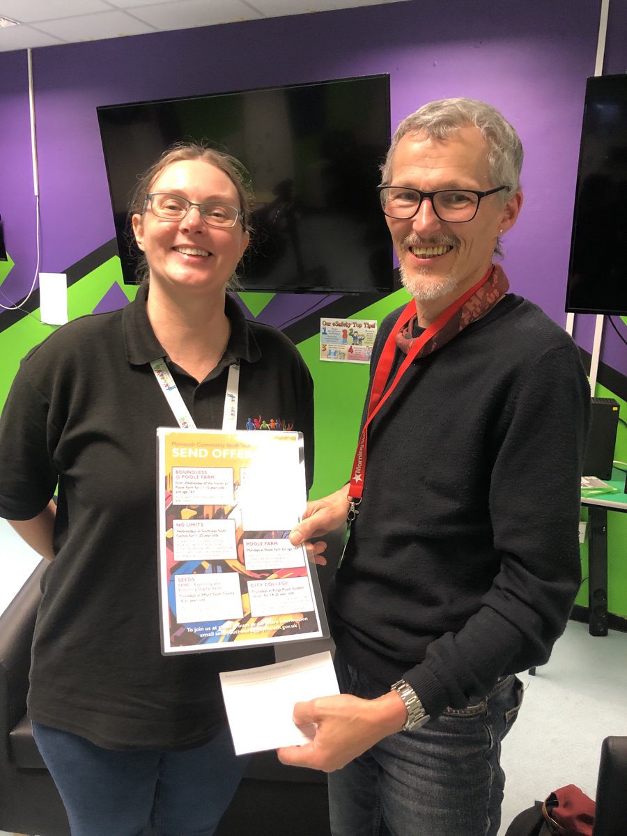 PaulMacPlym's tweet photo. Great meeting with Emily at Efford Youth Centre discussing the various community activities taking place in #Efford @PlymouthLabour @neilhendy1 https://t.co/2H9pia6OQh