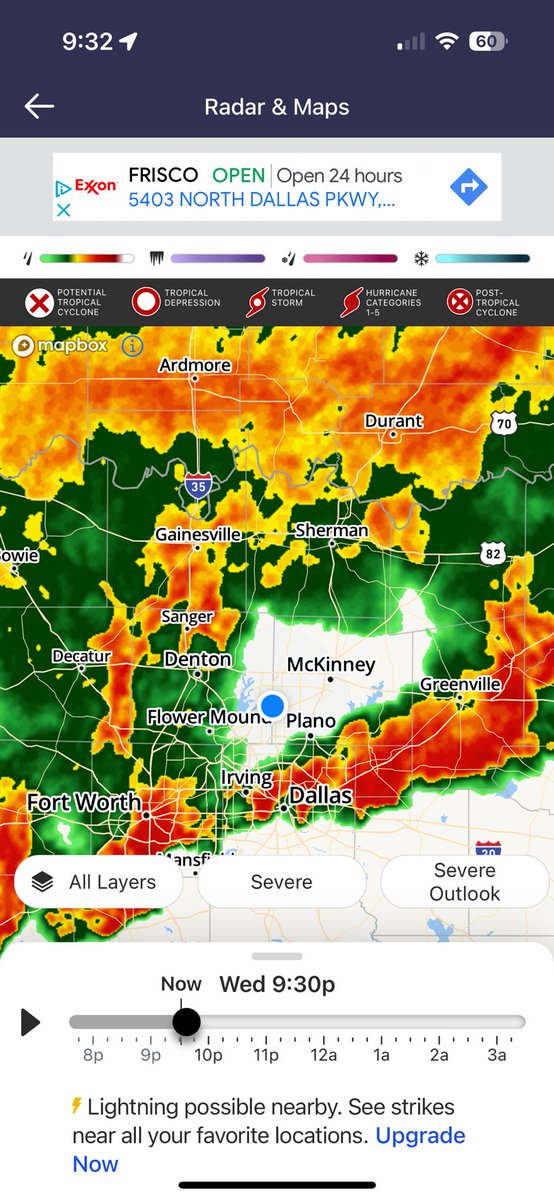 BrandoMc's tweet photo. Thx Delkus!  @wfaaweather Why do you hate Frisco? <Wink> https://t.co/hcDiQ3ZBrx