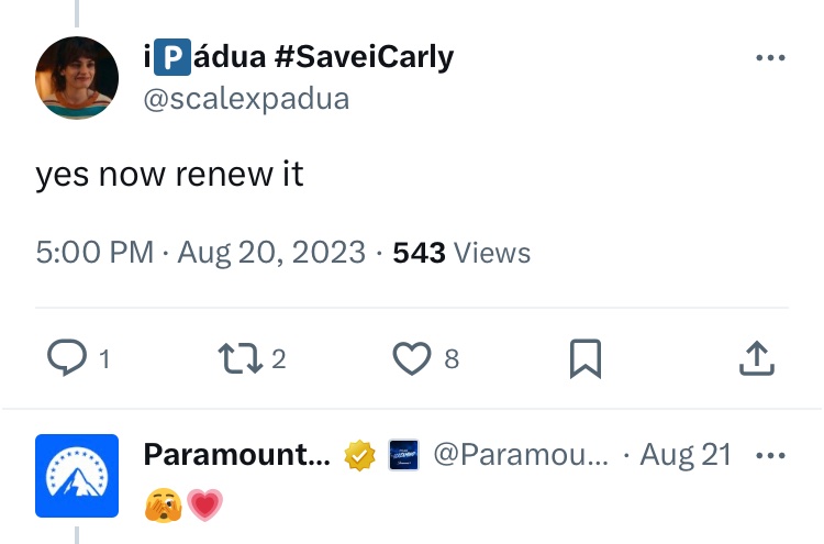 StruckByStories's tweet photo. btw not that it even matters anymore but here’s just *yet another* time the clowns at @paramountplus teased us with a potential iCarly s4 announcement 🙄 #WeWantiCarlyS4 #SaveiCarly https://t.co/gOUMBGtB7e
