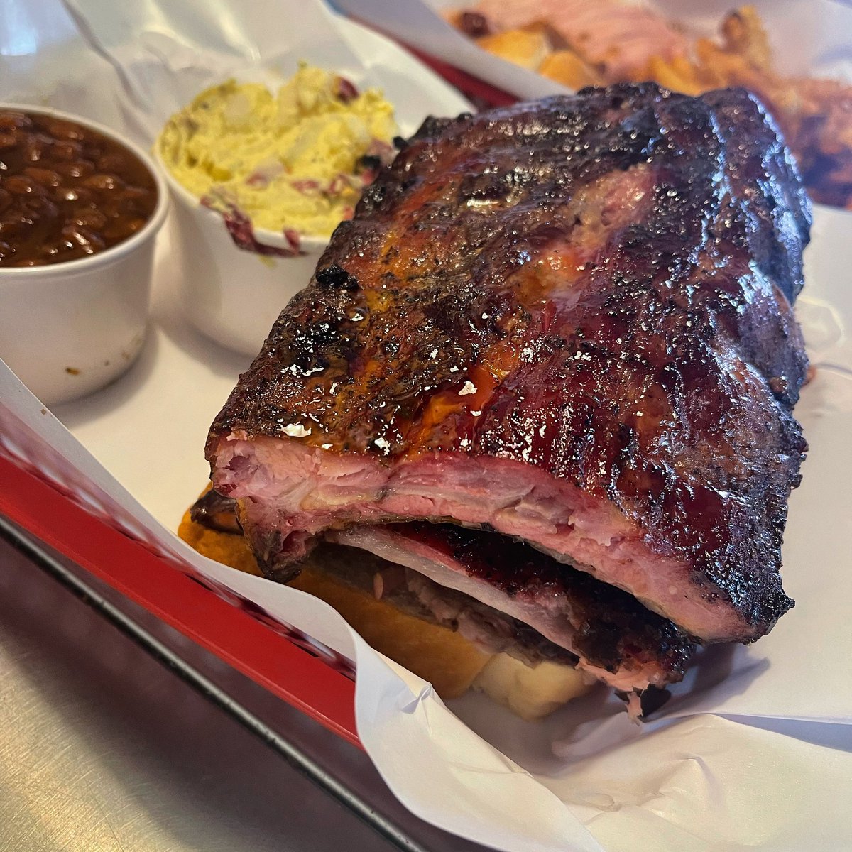 Lunchtime! 🐖🔥🤤 #pappyssmokehouse #stlouis #stl #stleats #eatstl #eatlocal #stlfoodie #foodie #food #bbq #bbqfoodie #bbqlover #porkribs #smokedmeats #stlfoodscene #stlouisgram #explorestlouis