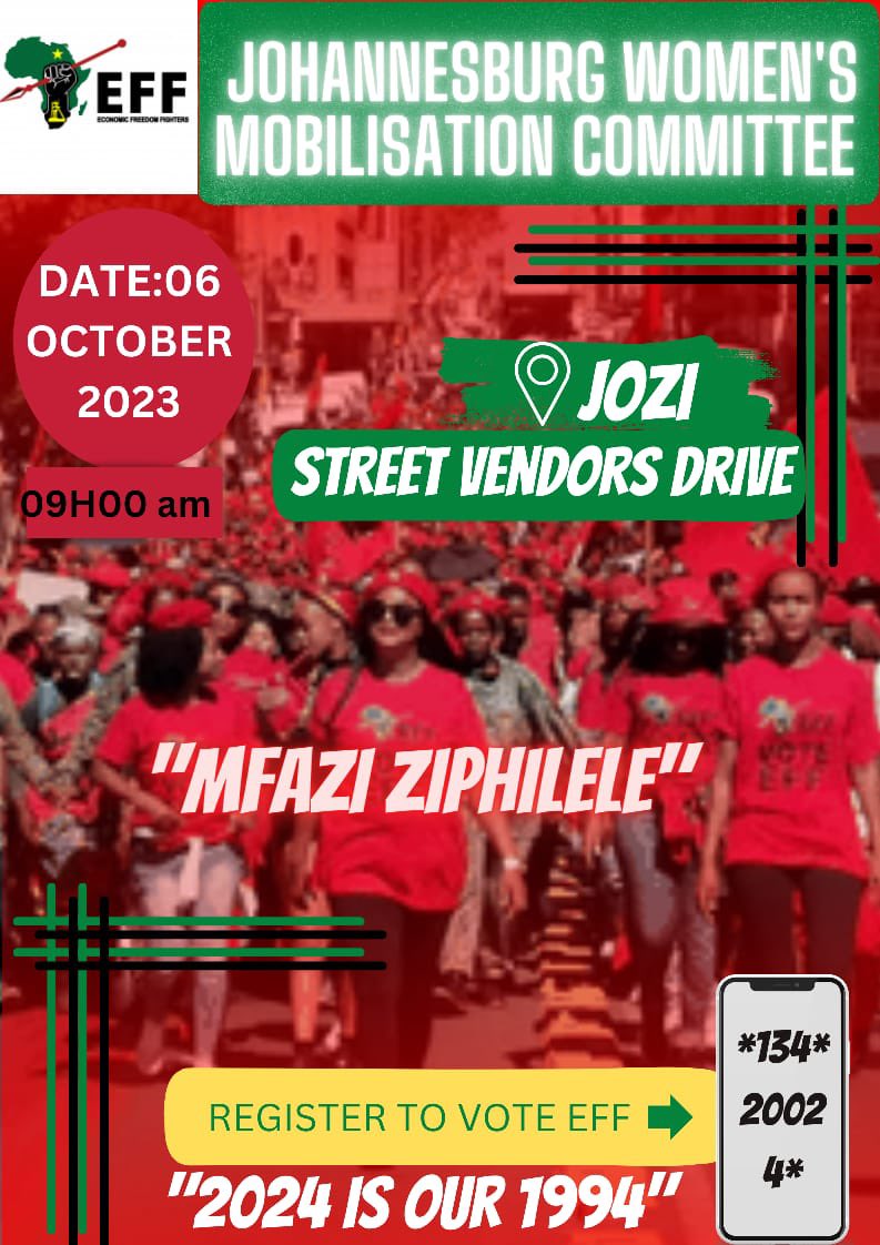 #2024isour1994 

<a href="/EFFSouthAfrica/">Economic Freedom Fighters</a> <a href="/veronica_mente/">Zovuyo Veronica Mente</a> <a href="/ingridmothiba3/">Ingrid Mothiba</a> <a href="/KholekaMandyu/">Kholeka Mandyu</a>