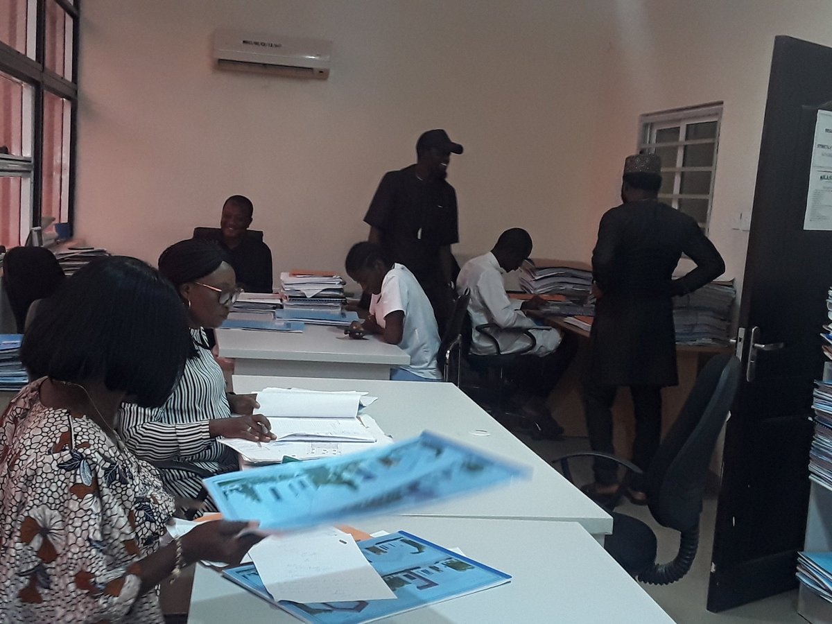 KASUPDA's staff in their respective offices diligently committed to their duties for the set objectives, today Thursday 5th October, 2023.