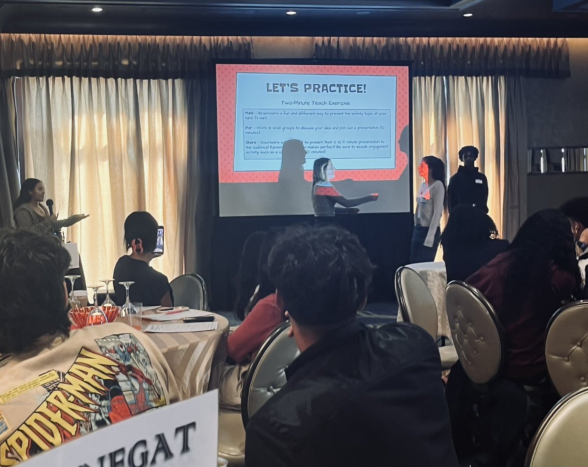 1st Year Safety Ambassadors Mazen, Cassidy, Serenity, and Jennavie Taking Initiative Representing Barnegat out of 30 High Schools at the 15th Annual
RWJ Safety Summit
---
<a href="/BarnegatSchools/">Dr. Brian Latwis</a> 
<a href="/Barnegat_HS/">Barnegat High School</a> 
<a href="/barnegatfbla/">Barnegat High School - FBLA</a>
#BarnegatINSPIRES
#FBLA
#RWJSafetyAmbassador