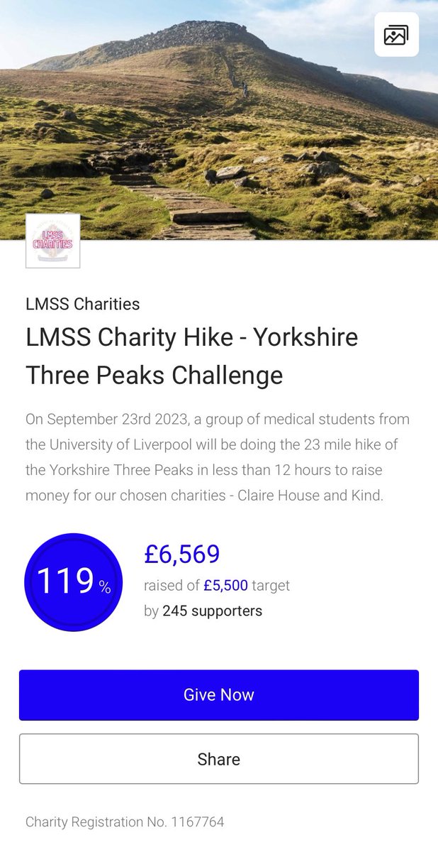 Amazing work from everyone that’s contributed so far - thank you all so much ❤️
Nearly at £7000 raised now for <a href="/ClaireHouse/">Claire House</a> and @KINDLiverpool - JustGiving page will only be up for a few more days so one last push!!

justgiving.com/campaign/lmssy…

<a href="/LMSSOnline/">LMSS 🩺💉🏥</a>