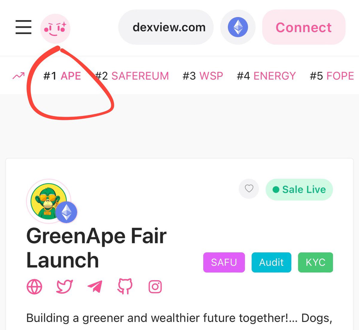 GreenApe tweet media