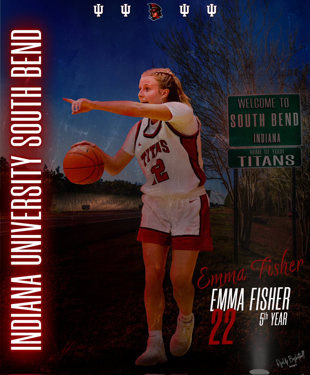 🏀 "22, can you do something for me? Lead us one last time!" 🌟 Celebrating Emma Fisher's final year at #IUSB as our starting PG and captain!

 #SeniorYear #GoTitans