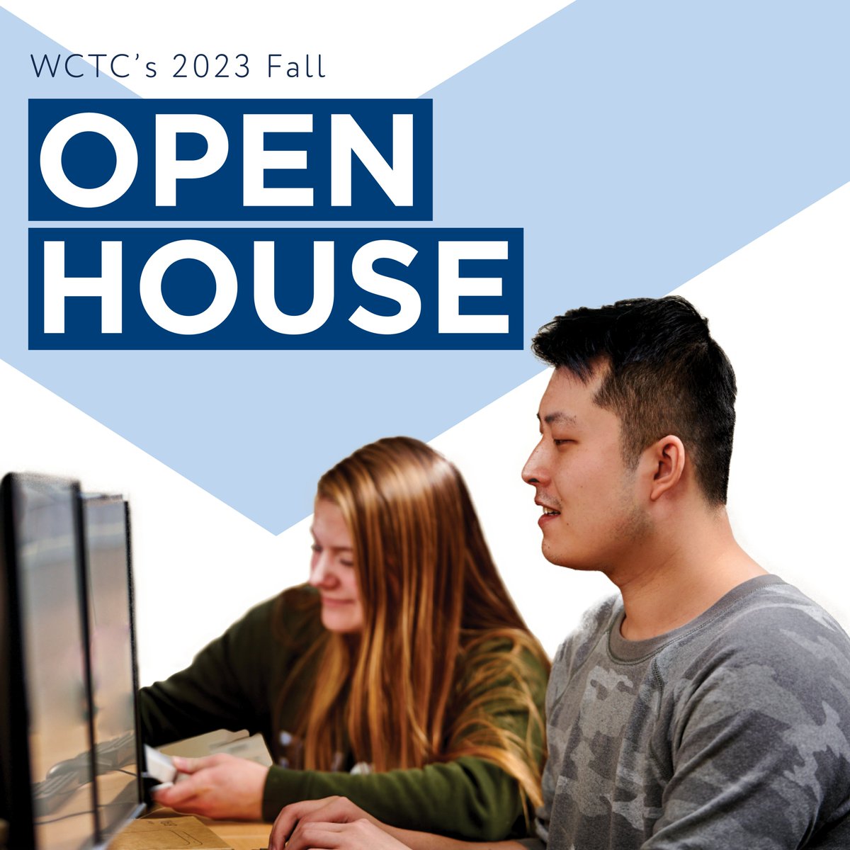 Save the date! We'd love to see you on Thursday, November 2 at our Fall Open House. Join us: wctc.edu/open-house
