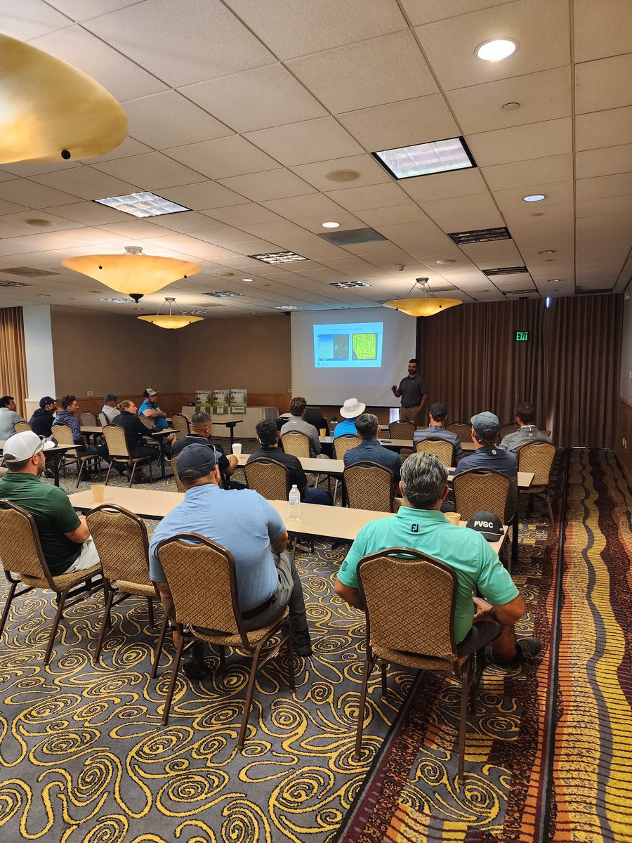 KevinHauschel's tweet image. Excited to be down at the assistants  @GCSA_Socal meeting speaking about the @TurfCloud turf management ecosystem and listening to @Sam_Schmidt_APT talk about GPS sprayers!! @HarrellsLLC @GreenSightAg @HusqvarnaUSA #Drones #Automowers #ApplicationTracking #DigitalJobBoard