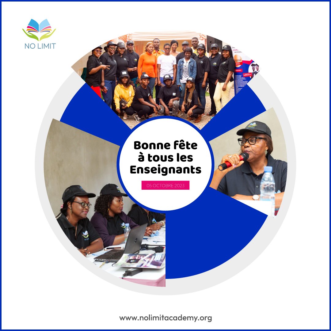 CabinetNoLimit's tweet photo. Le Groupe No Limit vous souhaite une joyeuse journée mondiale à tous les  enseignants et enseignantes 👨‍🏫👩‍🏫

Merci pour votre passion, engagement et dévotion sans faille ❤️

#TeacherDay #enseignants #journeemondiale #nolimit https://t.co/7xtd7cL0kl