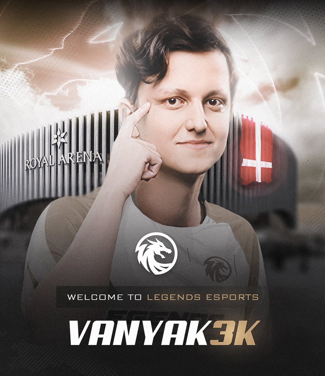 Vanyak3k has officially BECOME a LEGEND ! 🐉

Copenhagen here we come ✈️🇩🇰

#LNDSoaring
