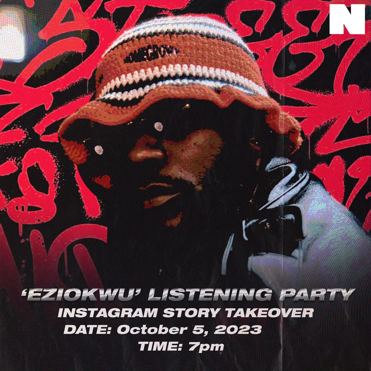 NativeMag's tweet photo. 🚨IG STORY TAKEOVER🚨

LOS ✈️✈️ ABJ 

Join @sien_wtf this evening at @Odumodublvck_'s ‘EZIOKWU’ Listening Party 🇳🇬 https://t.co/8HXH3eGEdC