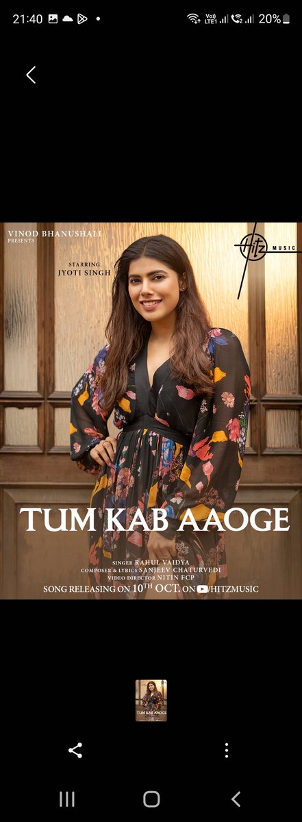 nitin (@nitinfcp) on Twitter photo Tumhare pyaar ka hai besabri se intezaar.
Stay tuned for #TumKabAaoge, coming soon! ❤️
<a href="/HitzMusicoff/">Hitz Music</a> <a href="/praticksejpal/">Pratik Sehajpal</a> #JyotiSingh <a href="/rahulvaidya23/">RAHUL VAIDYA RKV</a> <a href="/sanjeevcomposer/">SanjeevChaturvediofficial</a> <a href="/NitinFcp/">nitin</a> <a href="/vinodbhanu/">Vinod Bhanushali</a> Tumhare pyaar ka hai besabri se intezaar.
Stay tuned for #TumKabAaoge, coming soon! ❤️
<a href="/HitzMusicoff/">Hitz Music</a> <a href="/praticksejpal/">Pratik Sehajpal</a> #JyotiSingh <a href="/rahulvaidya23/">RAHUL VAIDYA RKV</a> <a href="/sanjeevcomposer/">SanjeevChaturvediofficial</a> <a href="/NitinFcp/">nitin</a> <a href="/vinodbhanu/">Vinod Bhanushali</a>