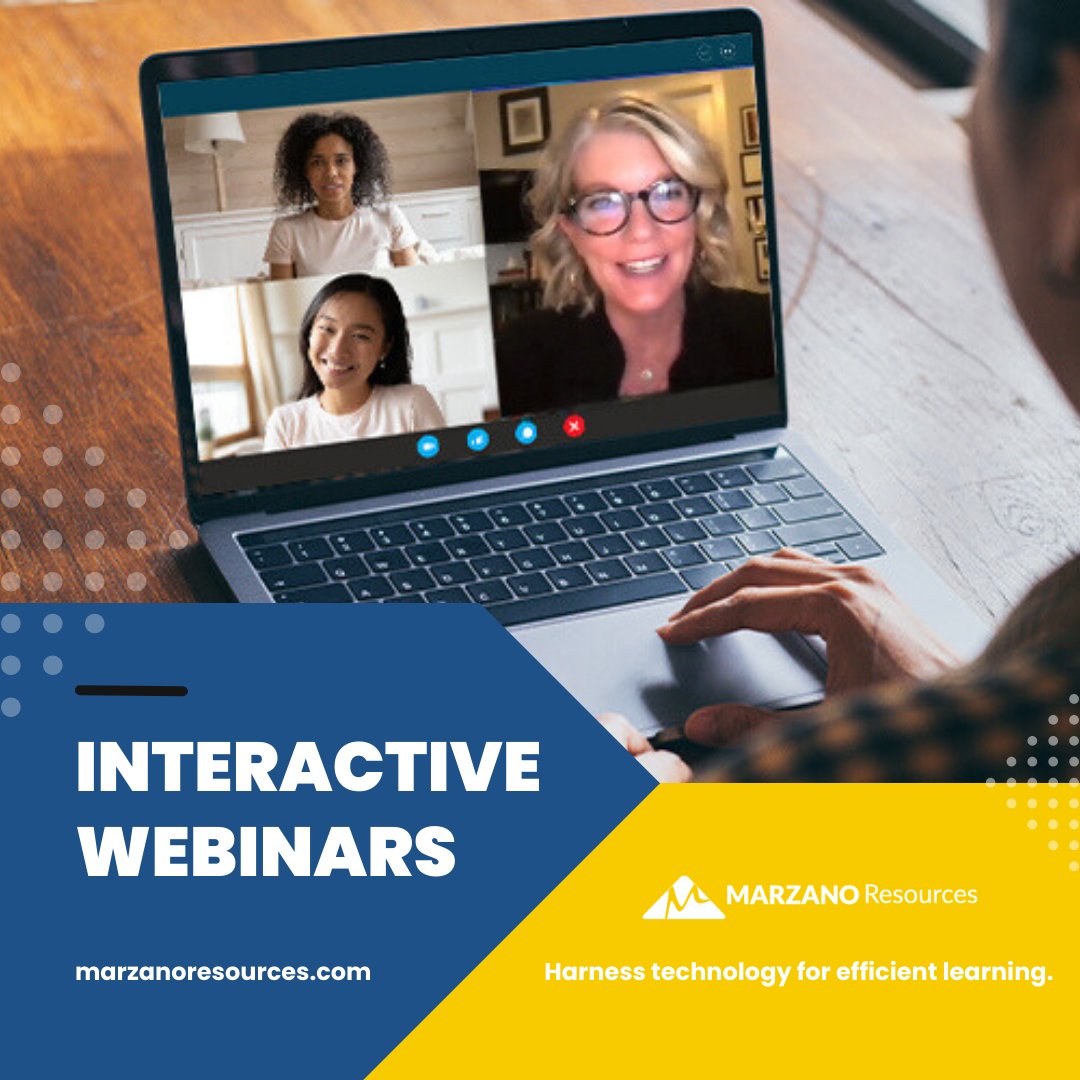 MarzanoResource's tweet photo. Level up with our Interactive Webinars! ๐ก Dive into efficient learning without the travel hassle. All you need is an internet connection, and you're set for tailored support & answers. ๐๐ฅ๏ธ
Learn More: https://t.co/spiUoSzi1T
#PDfromAnywhere #WebinarWisdom #MarzanoResources https://t.co/GJ0cSKW4hc