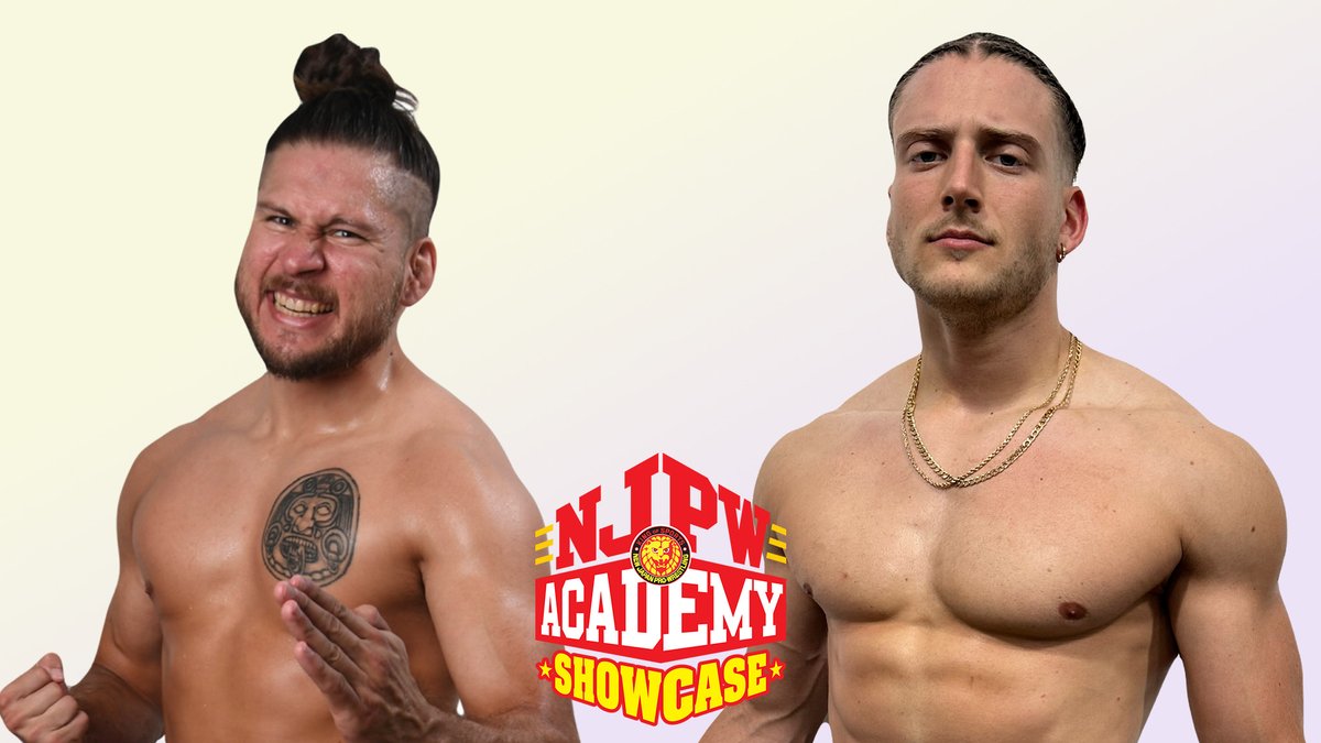 NJPWofAmerica's tweet photo. THIS SATURDAY!!
🎓NJPW Academy Showcase! Oct 7th!

The full card is set for the second #njpwacademy showcase!

Full preview: https://t.co/41BEniwI7N

Limited tickets remain!
https://t.co/HhnL84Uiin https://t.co/LvObi0VdRu