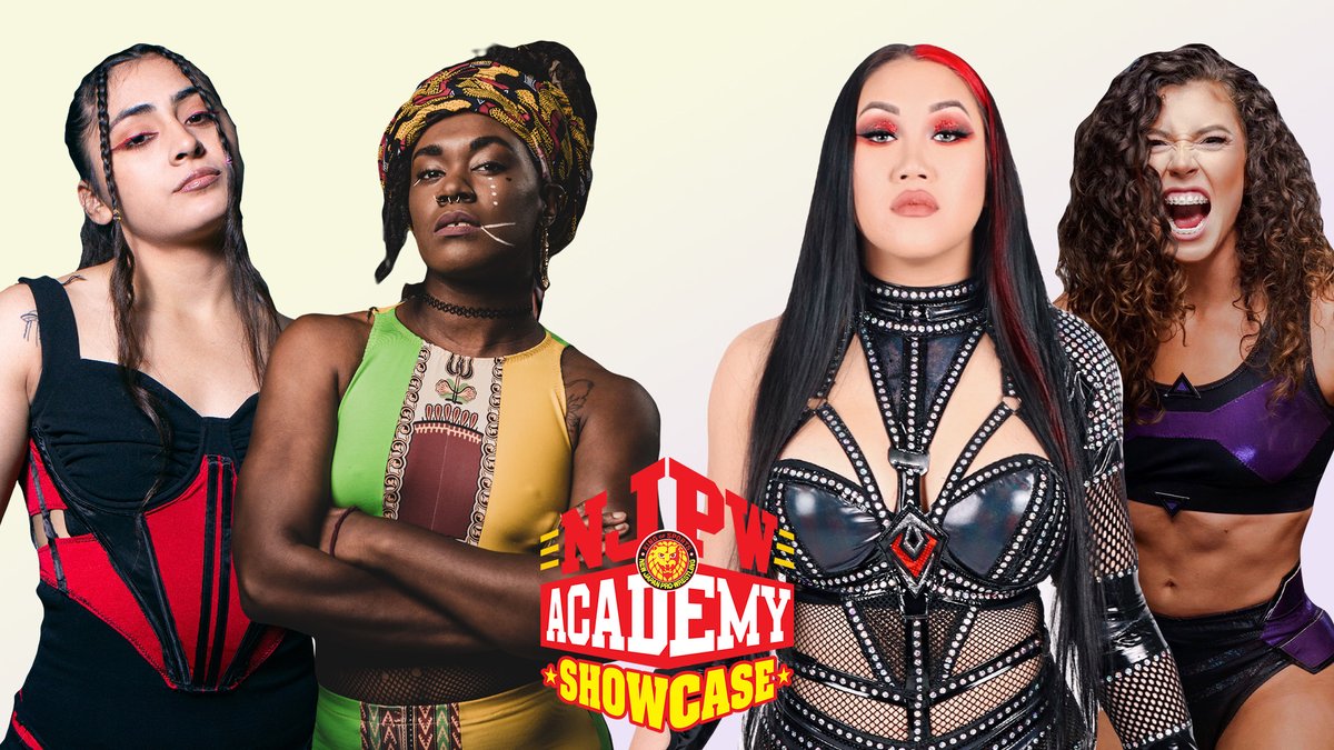 NJPWofAmerica's tweet photo. THIS SATURDAY!!
🎓NJPW Academy Showcase! Oct 7th!

The full card is set for the second #njpwacademy showcase!

Full preview: https://t.co/41BEniwI7N

Limited tickets remain!
https://t.co/HhnL84Uiin https://t.co/LvObi0VdRu