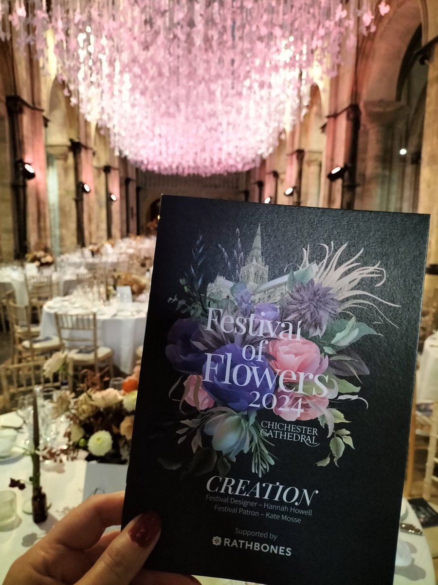 Looking lovely! Fundraising event <a href="/ChiCathedral/">Chichester Cathedral</a>. The Festival of Flowers in June next year brings in 1000s of visitors and pounds to support the cathedral's restoration, building improvements, arts and community projects.