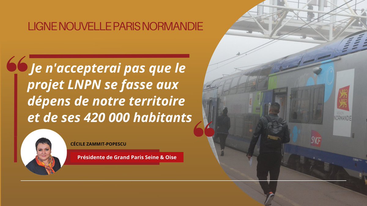 Projet de #LNPN : coup de gueule de Cécile Zammit-Popescu : si les trains normands ne s'arrêtent plus @ManteslaJolie_ , habitants et entreprises de GPS&O en subiront tous les inconvénients, sans aucun bénéfice. ➡️Lire le CP gpseo.fr/sites/gpseo/fi…