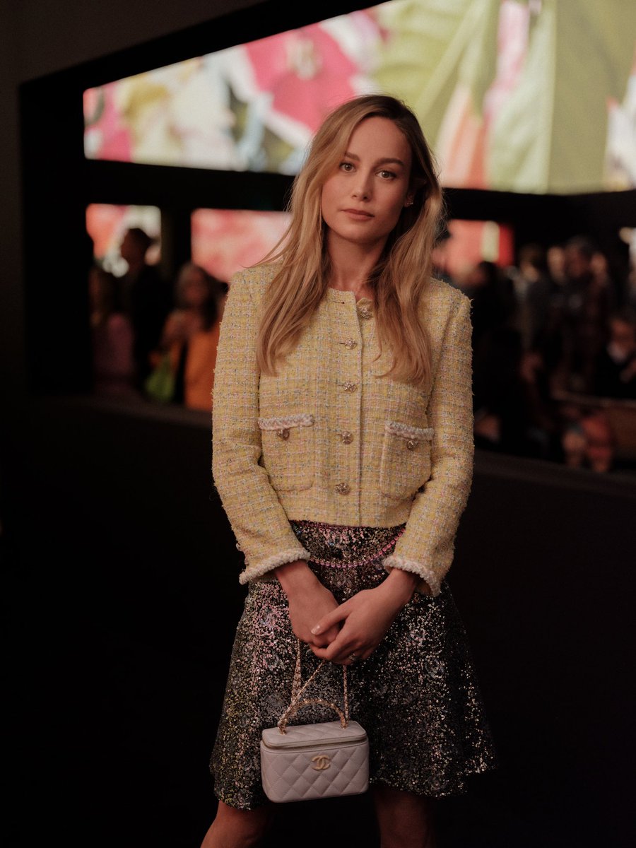 brielarson's tweet photo. Life is but a dream at the @CHANEL show #PFW https://t.co/Jr89JewDni