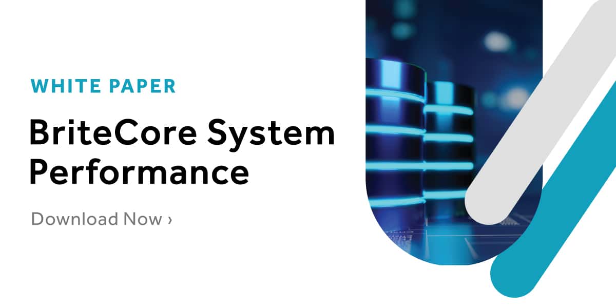 Learn about BriteCore's industry-leading capabilities in scalability, efficiency, reliability, integration, and reporting &amp; analytics. Ready to elevate your core system? Download the BriteCore System Performance white paper now: bit.ly/3ZGHZub