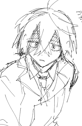 配信中手慣らしで描いたsgとか