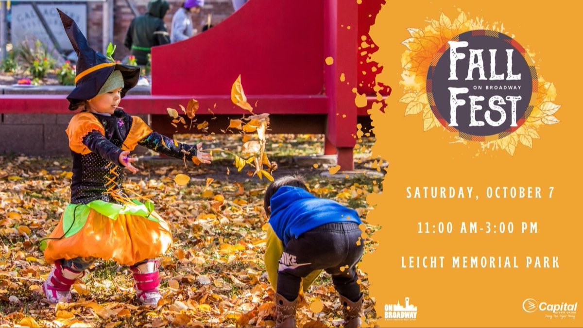 KayBevDist's tweet photo. Looking for the perfect way to kick off Fall?? Check out On Broadway Fall Fest, Saturday October 7th, 11-3 🎃 They'll have food, drinks, games, vintage cars, and hayrides! See you there:) https://t.co/xbnYIrSngN