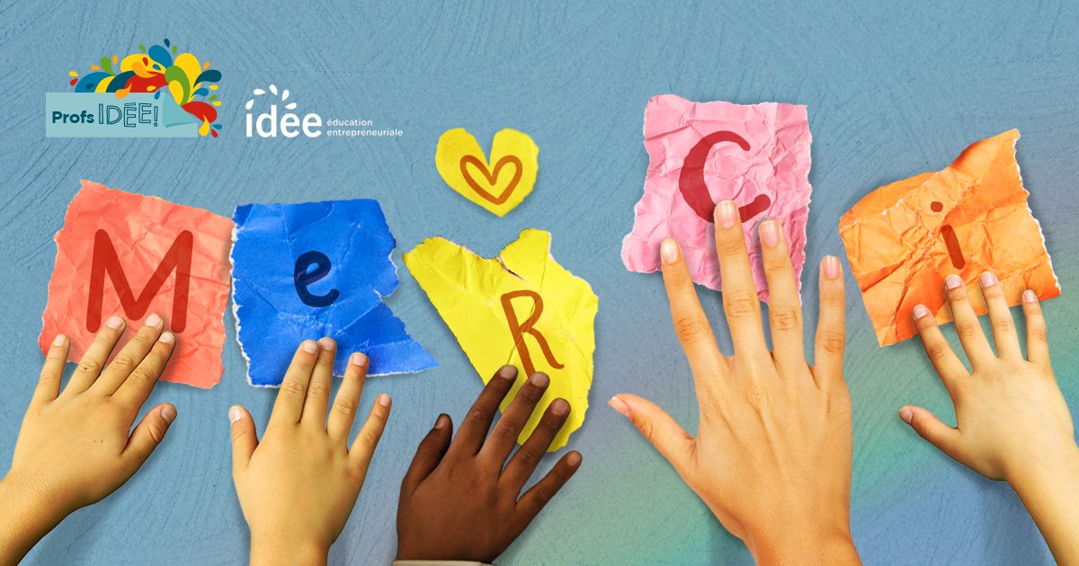 Idée éducation entrepreneuriale tient à souligner le dévouement, la patience et la résilience des enseignantes et enseignants du monde entier. 💛

Vous, qui mettez tout votre cœur dans votre travail auprès de nos jeunes, vous avez de quoi être fiers!

Merci mille fois!