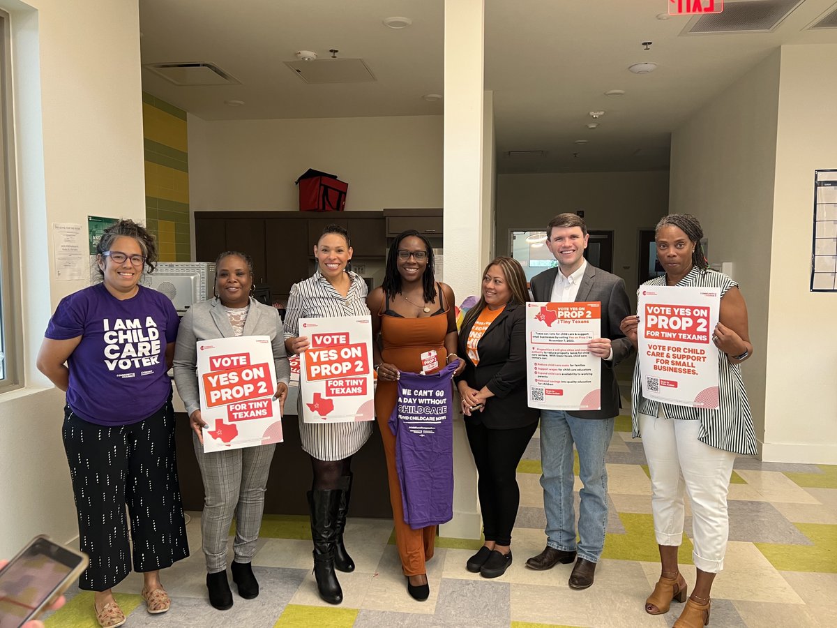 txforprop2's tweet photo. .Travis County is one of the first counties in the state with implementation plans when Prop 2 passes in November and that wouldn't be possible without Travis County Judge Andy Brown's support for child care!

https://t.co/EevhAURTpr.TexansforProp2 #VoteForKidsTX #VoteForProp2 https://t.co/qbAvTY1nhJ
