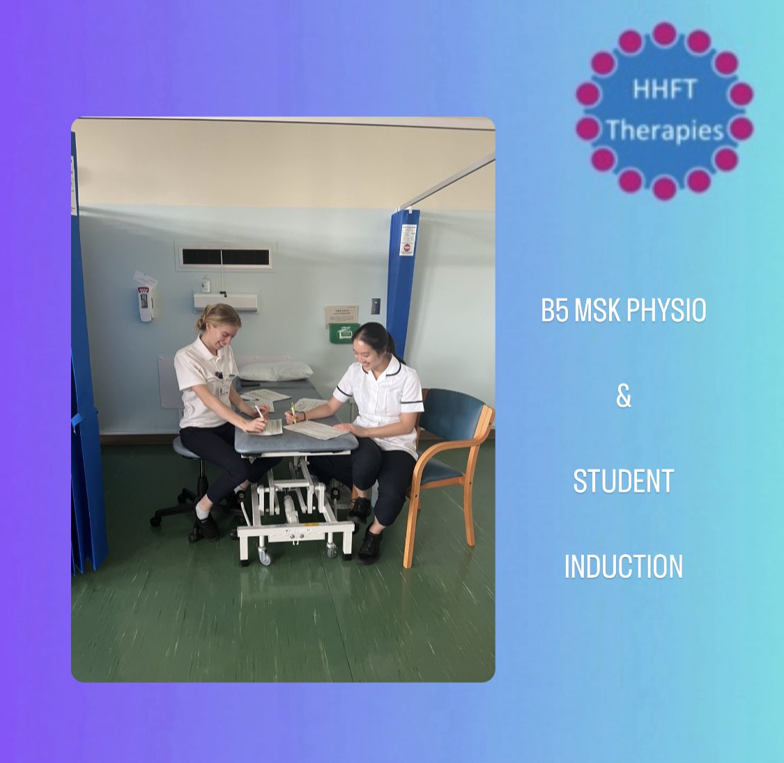 Team MSK HHFT are happy to welcome our new Band 5s  🤗 

As part of their 3 Day Induction they have been learning about:

💫 Sx &amp;Ox Ax
💫 SOAP Notes
💫 QI
💫 Objective Assessments
💫 Local IT
💫 Professionalism 

We can’t wait to support them further in their MSK journey 🙌🏻