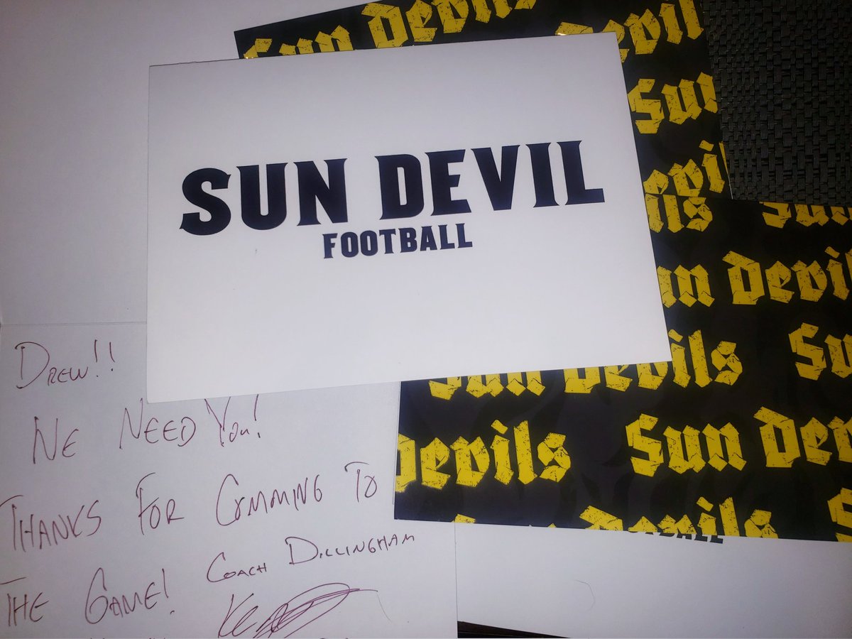 Thanks for the mail! We had a great time at the game.
<a href="/KennyDillingham/">Coach Dillingham</a> <a href="/CoachTuitele/">Saga Tuitele</a> 
<a href="/ASUFootball/">Sun Devil Football</a>