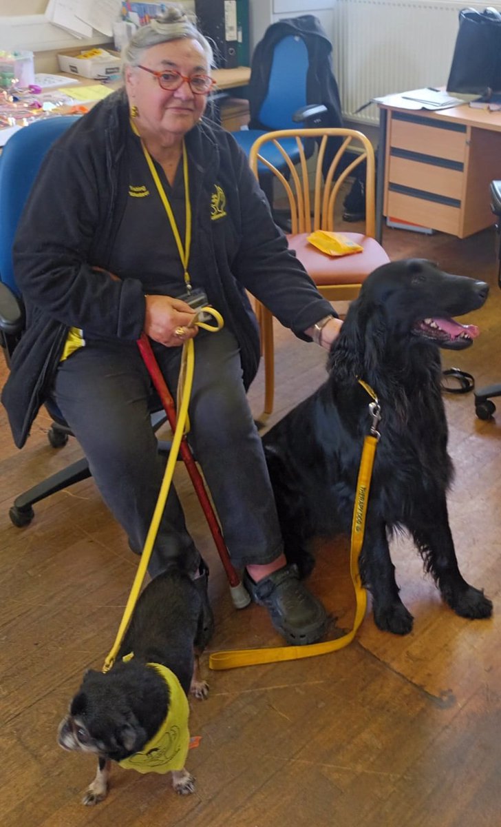M33CMK's tweet photo. #PopUpPopIn #Wellbeing crew, proud to be able to host a @AneurinBevanUHB community nursing team today to have some wellbeing space /time. Craft/massage & live cwtches with 3 therapy dogs & #HogHugs to take home cuddly hedgehogs. https://t.co/72y8UFXH7x