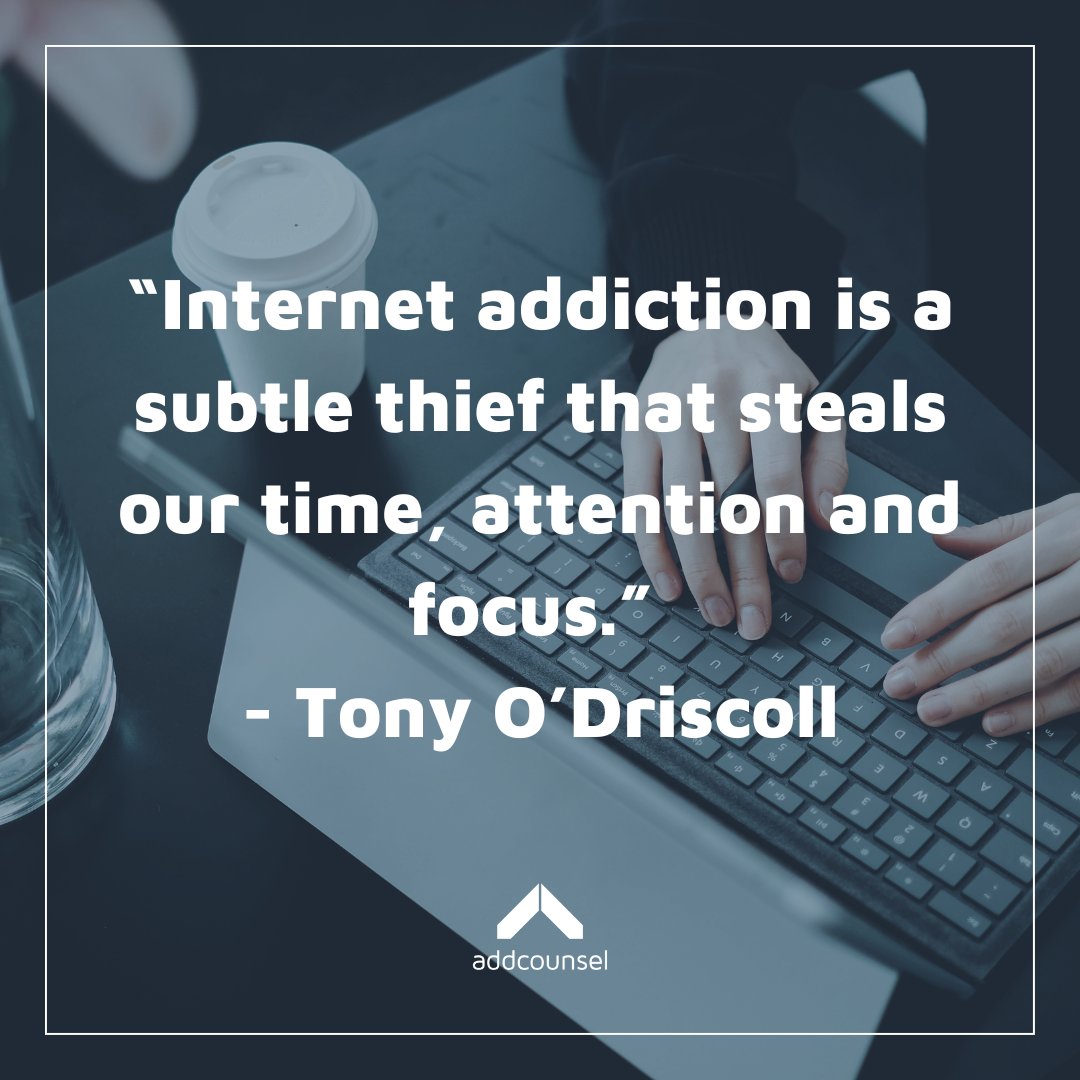 addcounsel's tweet photo. When we hear the word addiction we often think of alcohol or substances. In an ever-increasing online world, internet addiction is becoming increasingly severe.

Learn more in our blog.

🔗 https://t.co/Au2m0AamzE

#InternetAddiction #Addcounsel #ChronicallyOnline https://t.co/KpWUCaTXG9