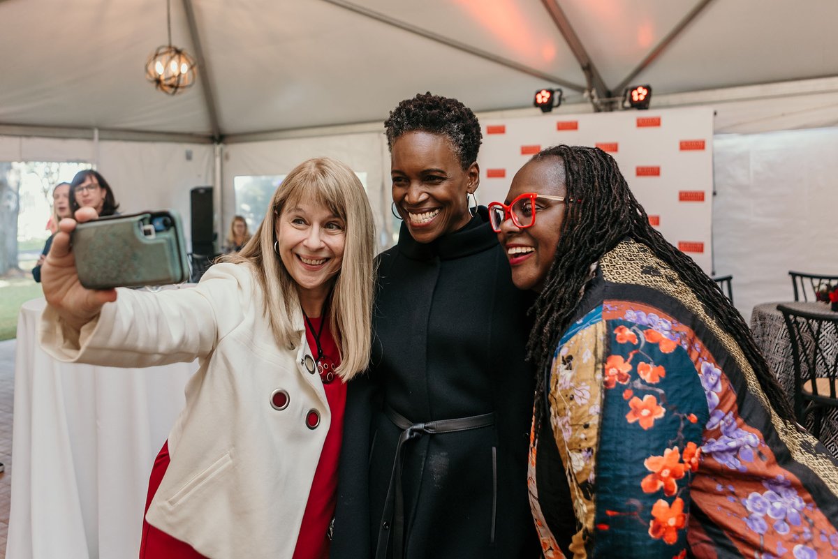 #BULaw Dean & #BULawProf @aonwuachi shares of the election of @BU_Tweets President Melissa Gilliam: “What a wonderful, historic day.” She and @BUSSW Dean @barbaralnjones celebrate with Dr. Gilliam on Wednesday. Read more: spr.ly/6019u3EnT