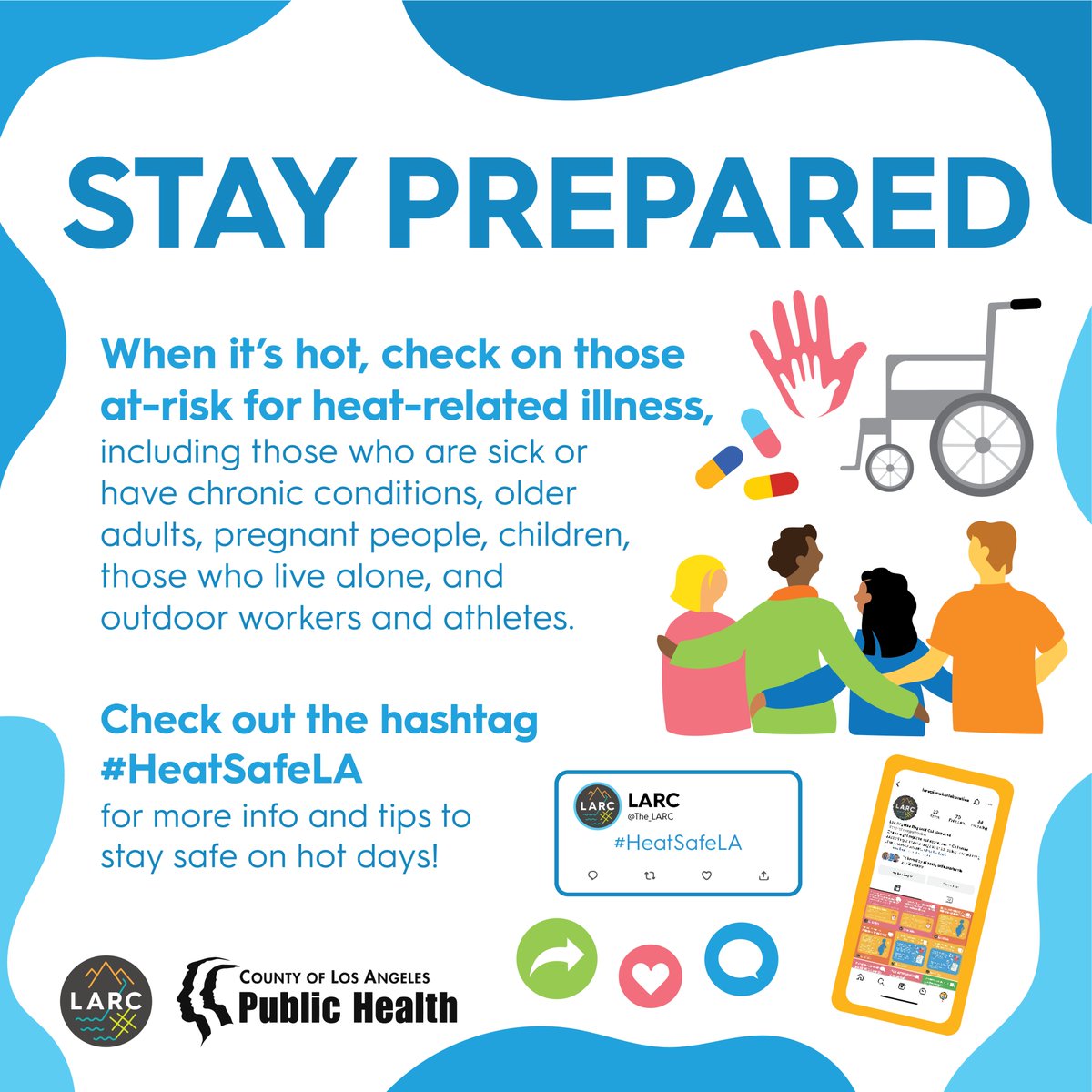 Extreme heat is a year-round issue in Los Angeles, especially now with climate change. Check out the hashtag #HeatSafeLA for tips to stay safe on hot days and for staying involved in cooling LA!