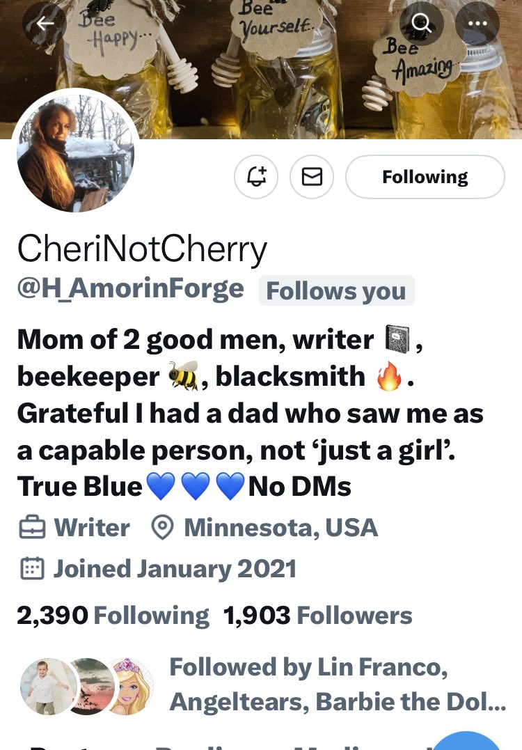 Cheri @H_AmorinForge is only 97 away from 2K REPOST