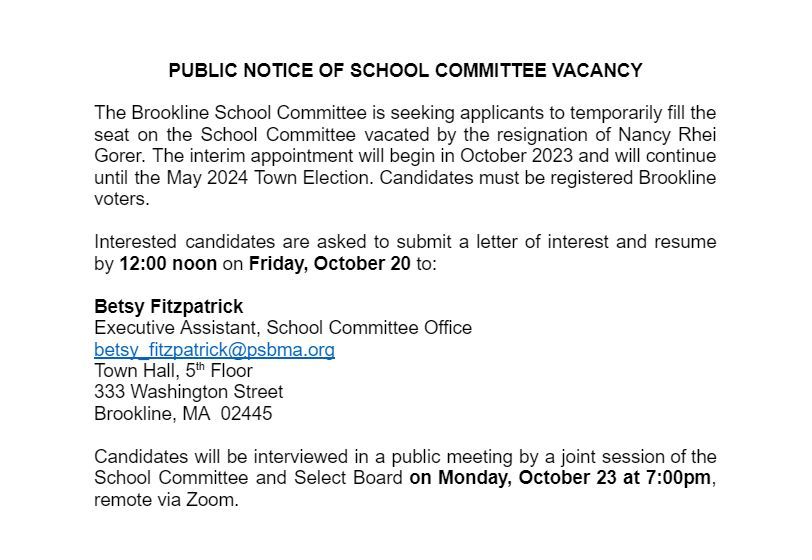 The Public Schools of Brookline tweet media