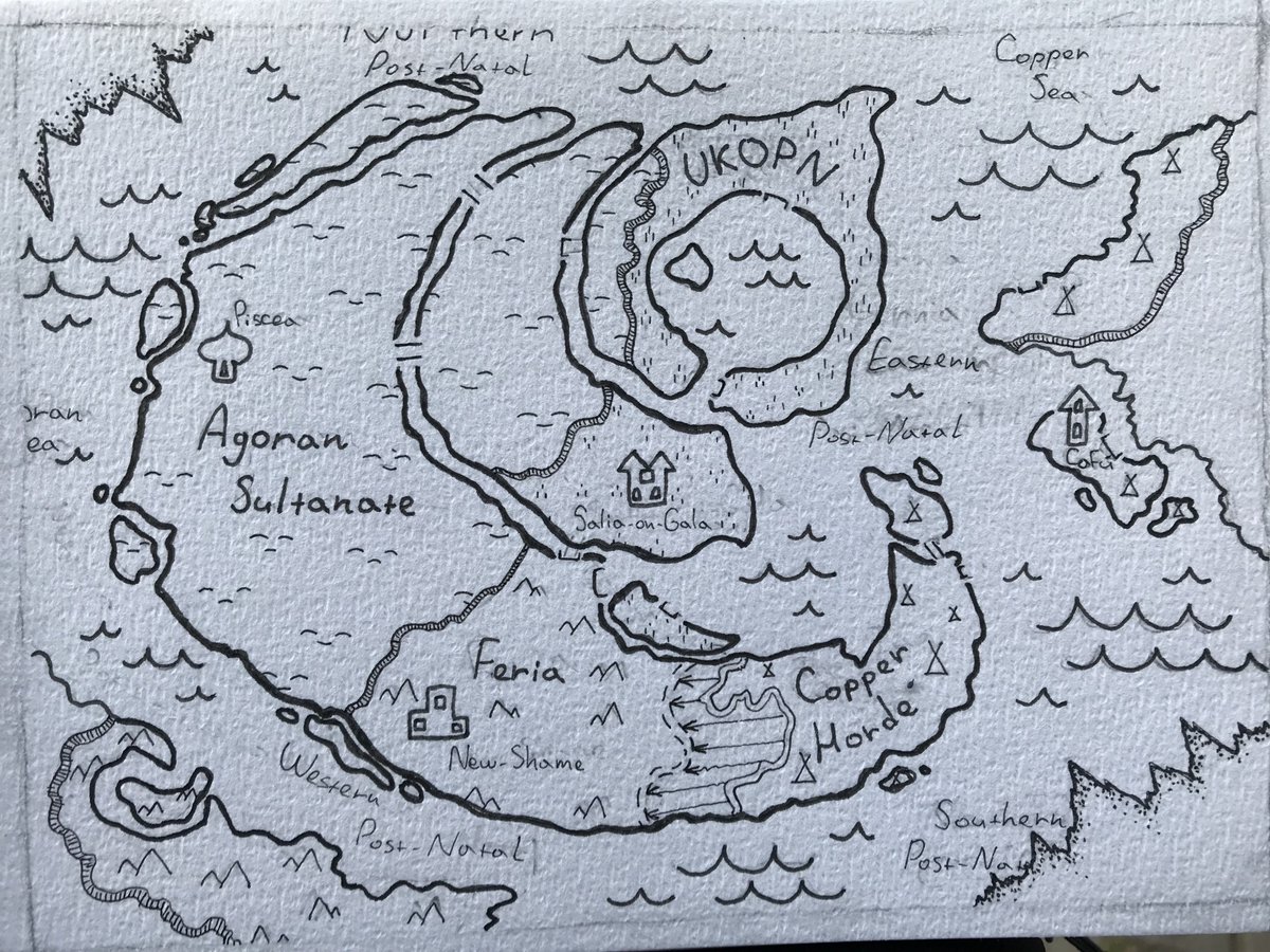 day 5 of thingtober we got the map #Inktober