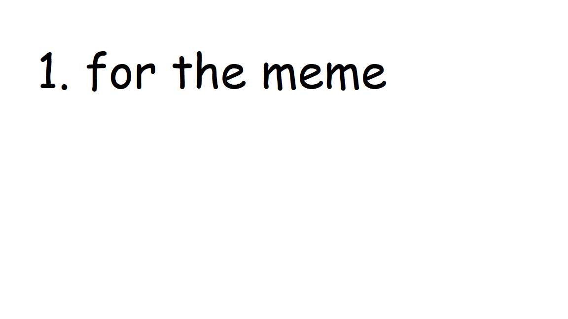 Allow me to present a comprehensive list of reasons that Donald J. Trump should be made Speaker of the House: