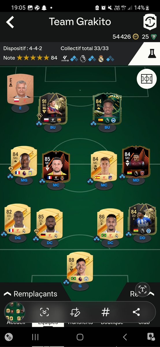 Div 1 ✅ élite semaine pro... 📈
Team Grakito pour ce W-k  FC. 😜😀