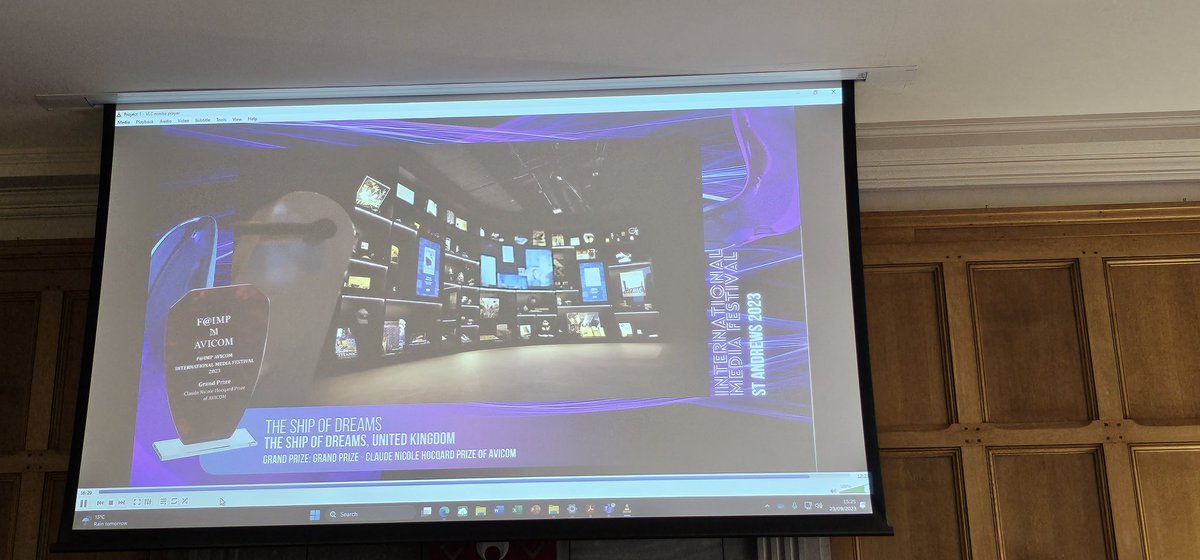 FaimpAvicom's tweet photo. Introducing the #FaimpFestival winners in 2023 Edition!
We start with The Ship of Dreams @TitanicBelfast, Grand Prize - Claude Nicole Hocqard prize of #AVICOM
Take a look at their website: https://t.co/hUw4RMK13I
#museums #audiovisuals #NewTechnologies #Faimp23 https://t.co/k3q39MptbW