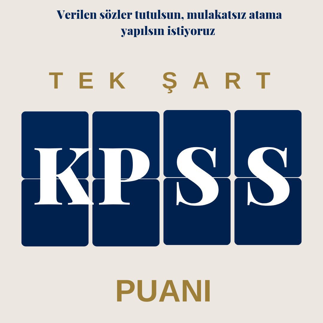 Mülakat uygulaması uluslararası tüm literatürde kalabalık gruplarda uygulanamaz, subjektif ve güvenirliği  en düşük yöntem olarak yer alır. 

Mülakat haksızlığına ses verin.

<a href="/fahrettinaltun/">Fahrettin Altun</a> <a href="/erkankandemir/">Erkan Kandemir</a> <a href="/mustafasenbd/">MUSTAFA ŞEN</a> <a href="/hasandogan/">Hasan Doğan</a> 

 #mülakatyanlılıktır