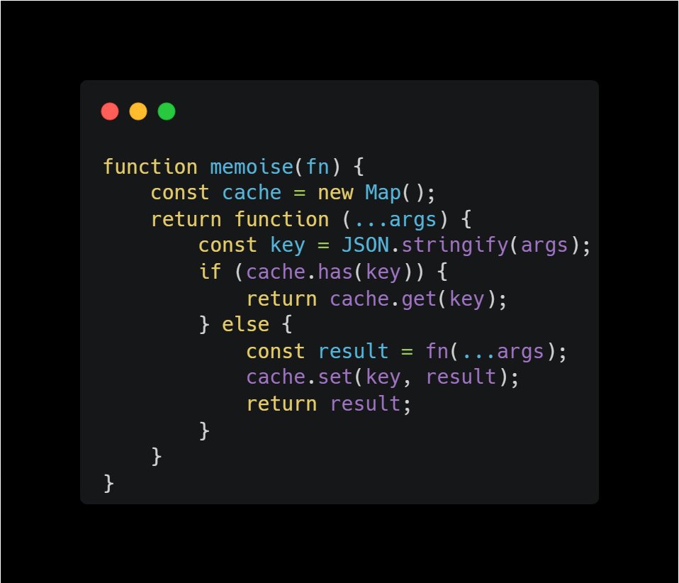 sabapathy1999's tweet image. When did you last used memoize?  for what?

#memoization #javascript