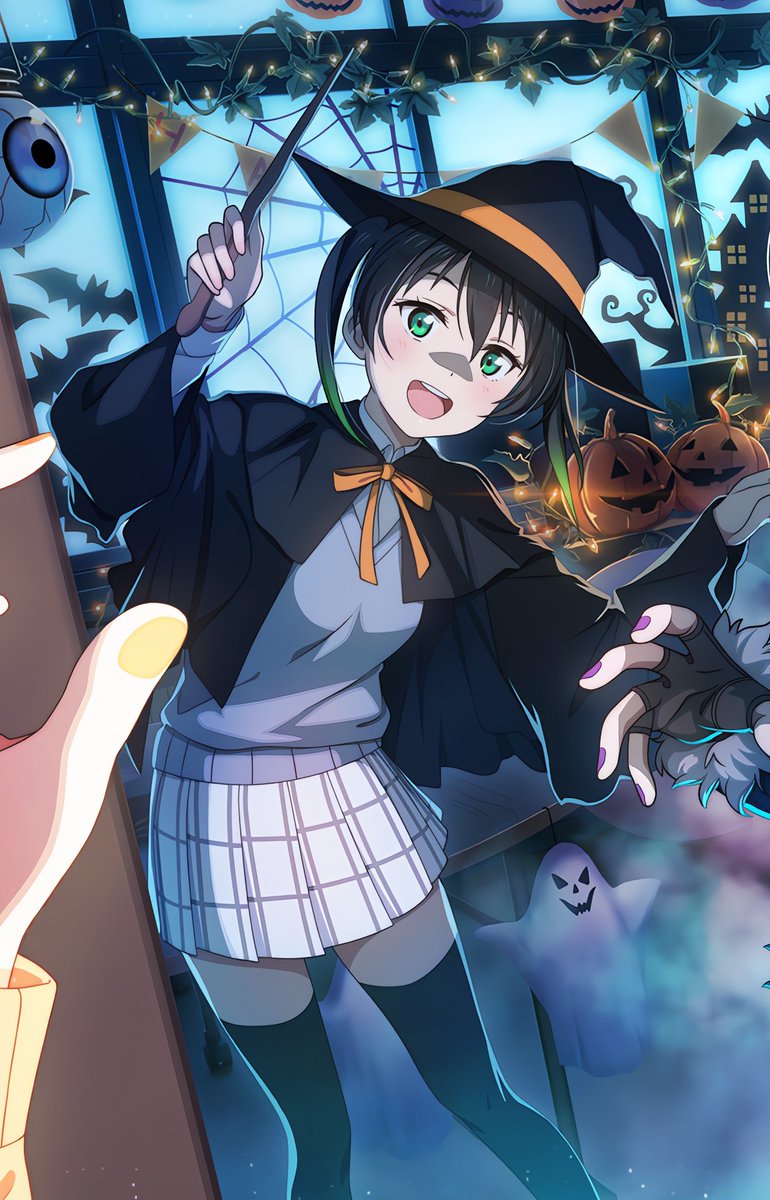 DailyTakasaki's tweet photo. Daily Yu! 🖤 
She's going to cast a spell on you! https://t.co/Lo6hlTo6nN